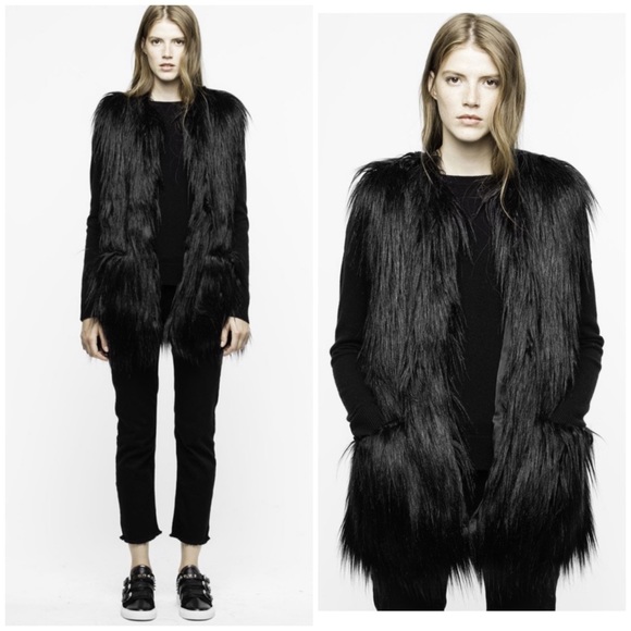 Zadig & Voltaire Jackets & Blazers - Zadig & Voltaire Fete Yeti Coat Vest